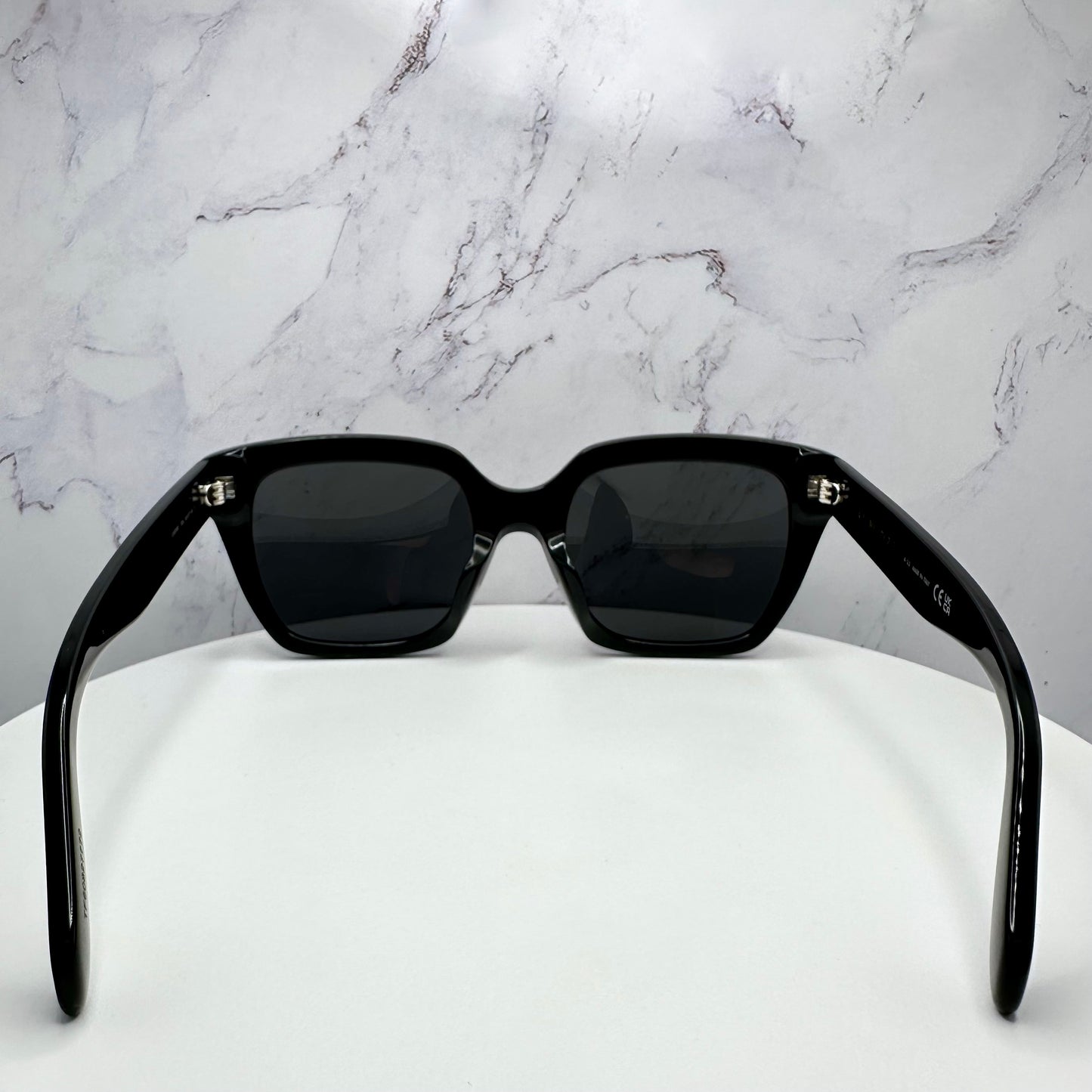 Celine Monochroms Black White Logo Sunglasses CL40198F