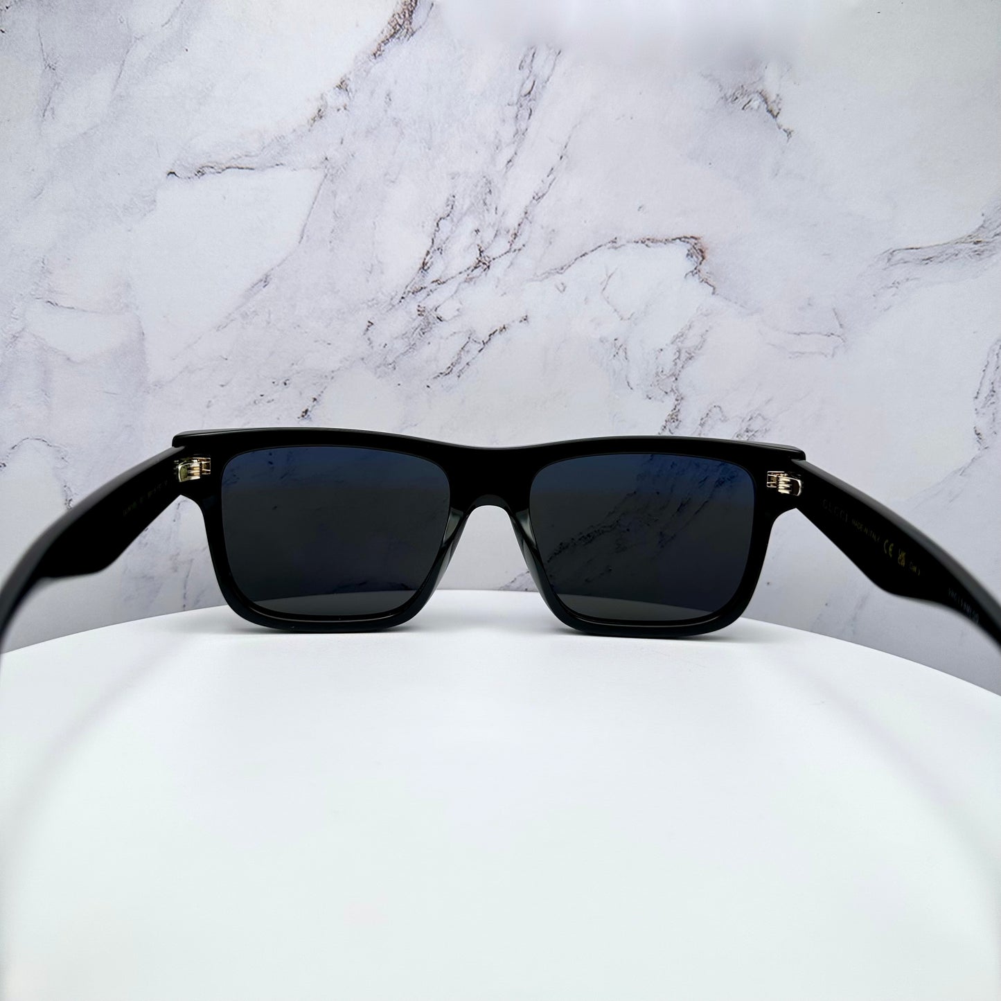 GUCCI Sunglasses GG1618S 001 Square Black Gold