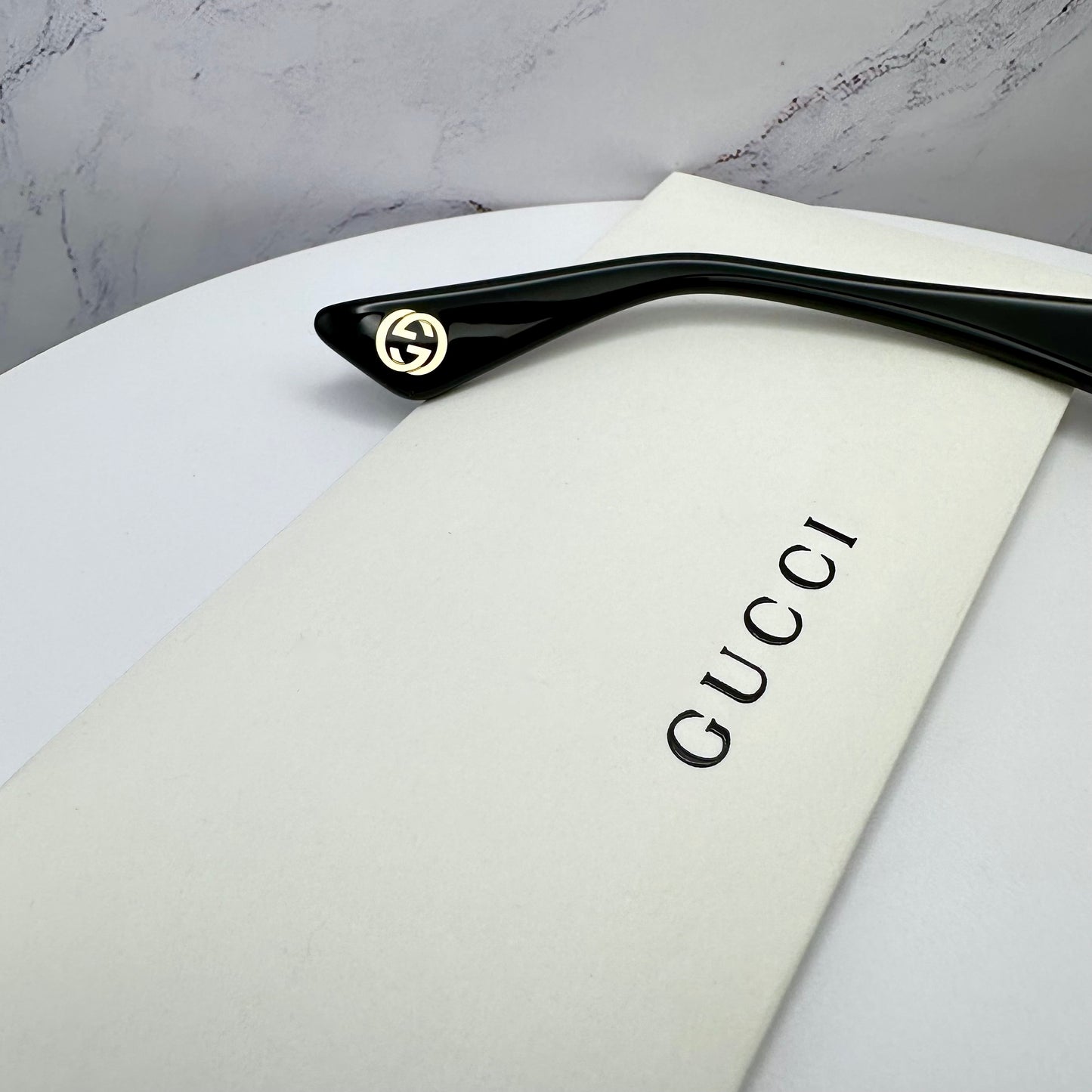 GUCCI Sunglasses GG1618S 001 Square Black Gold