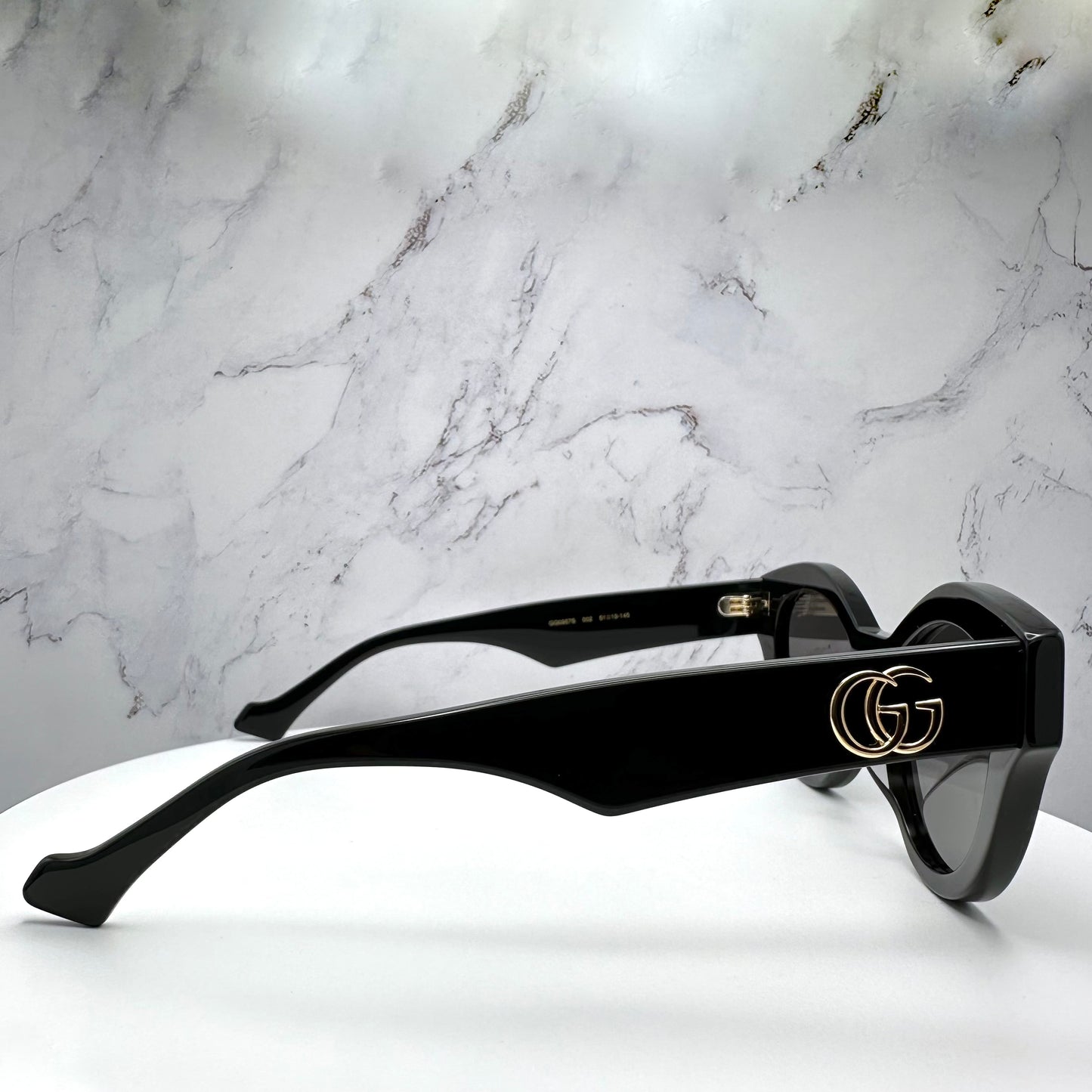 Gucci GG0957S Sunglasses Black Cat Eye GG Logo