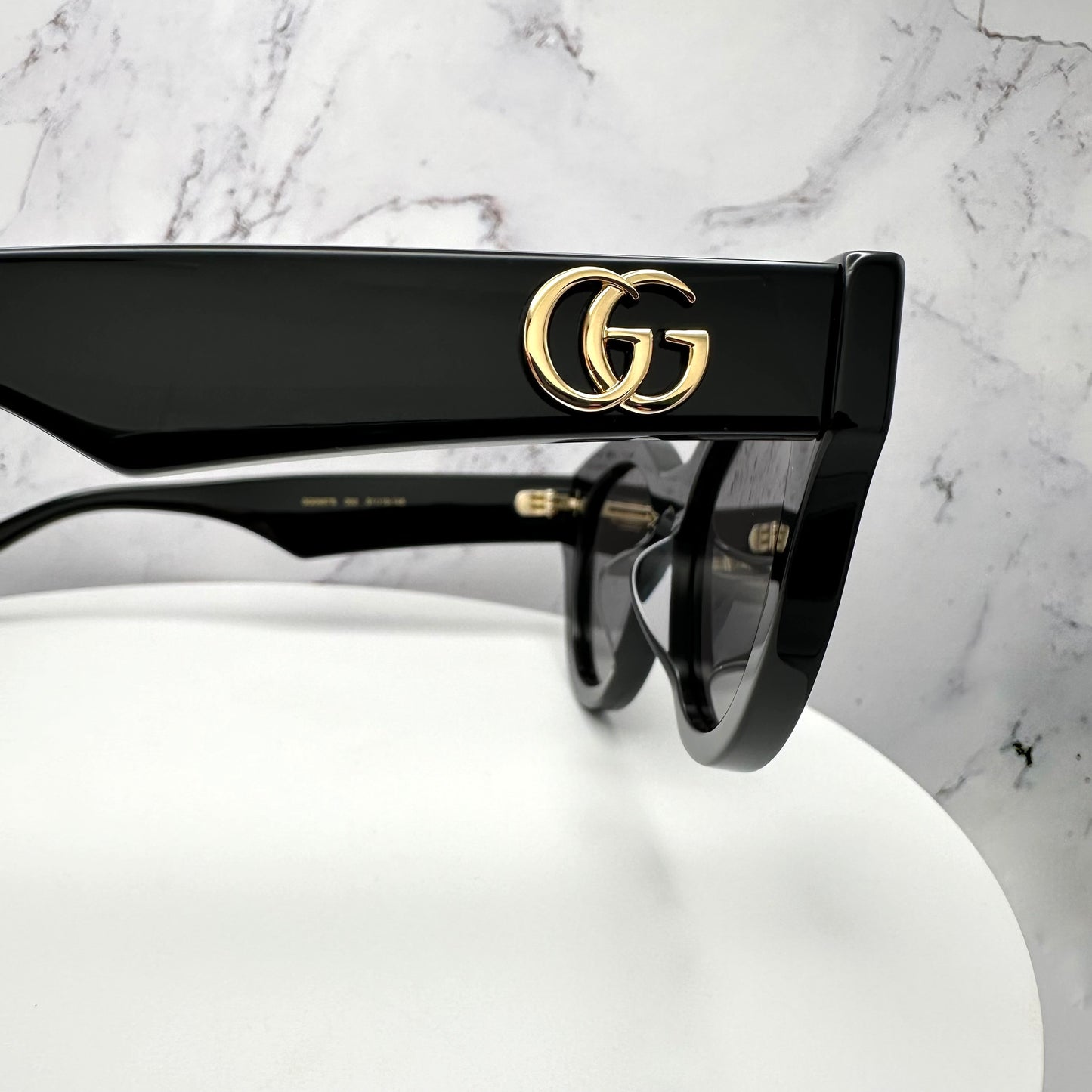 Gucci GG0957S Sunglasses Black Cat Eye GG Logo