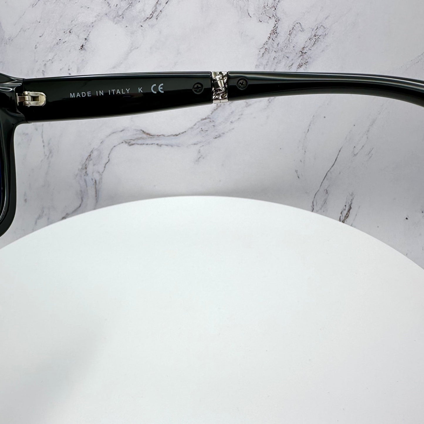 CHANEL Sunglasses Black Interlocking CC Logo Foldable 53-22-140