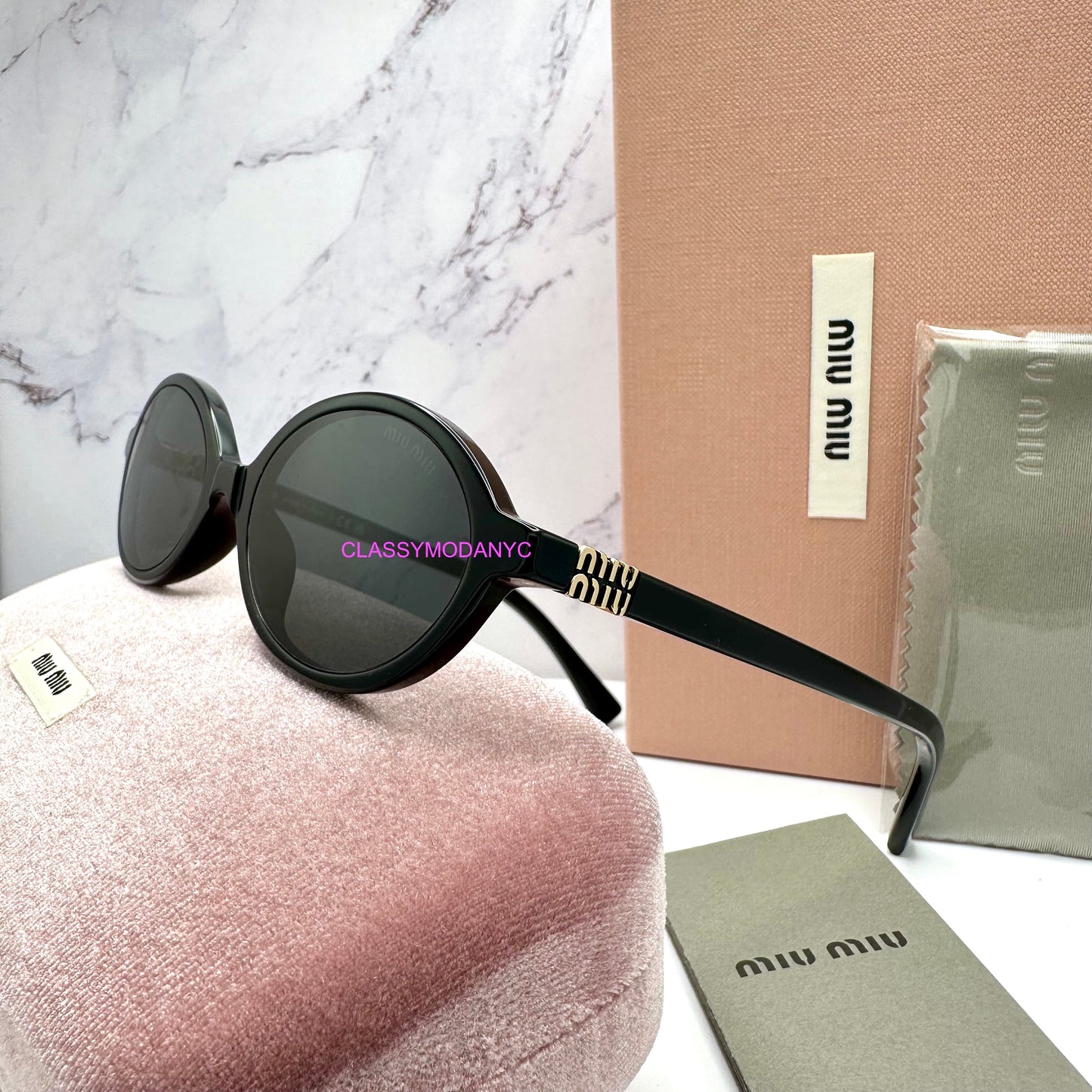 Miu Miu Sunglasses MU 04ZS 1AB5S0 UPC 8056597989275
