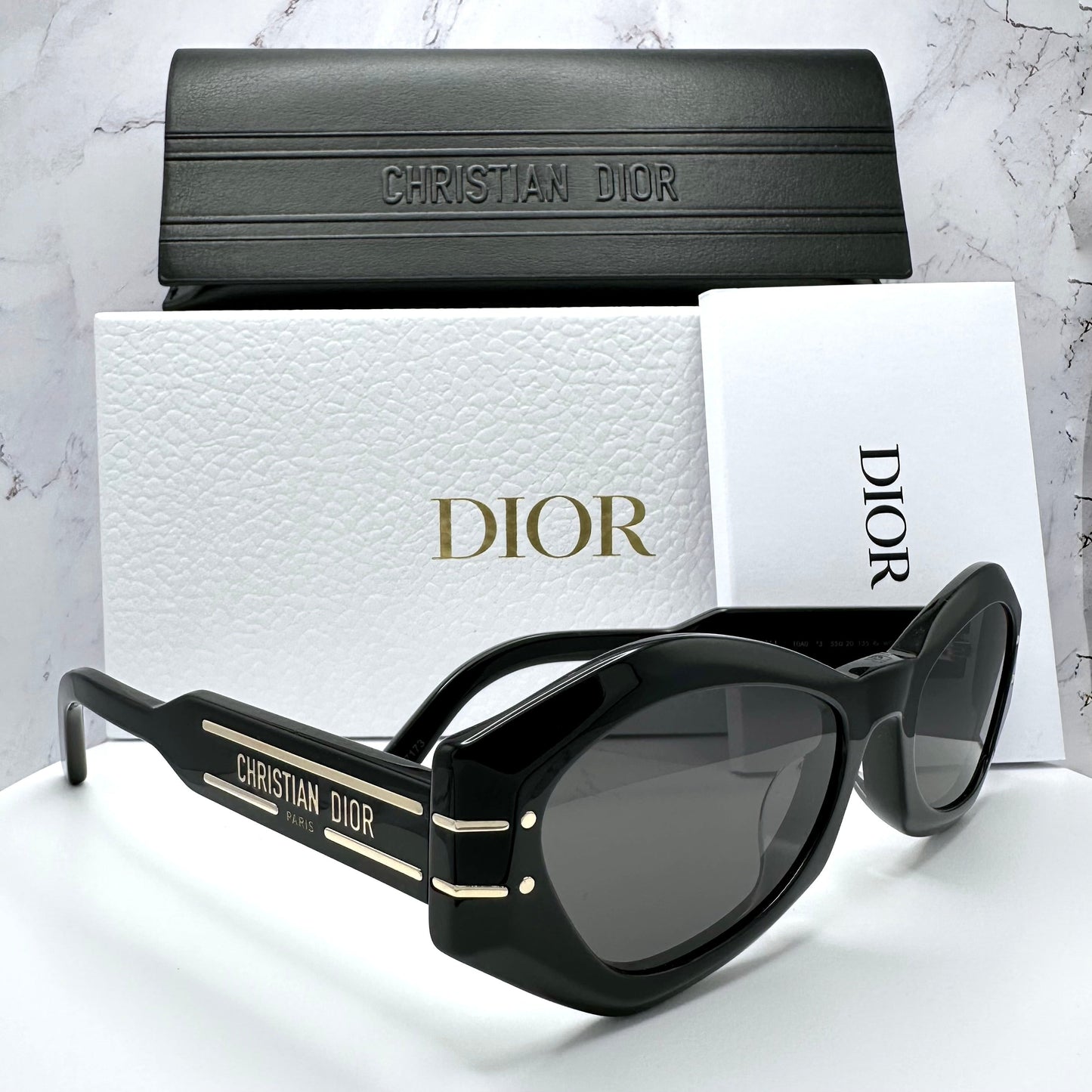 DIOR Signature B1U Cat Eye Sunglasses 55MM 