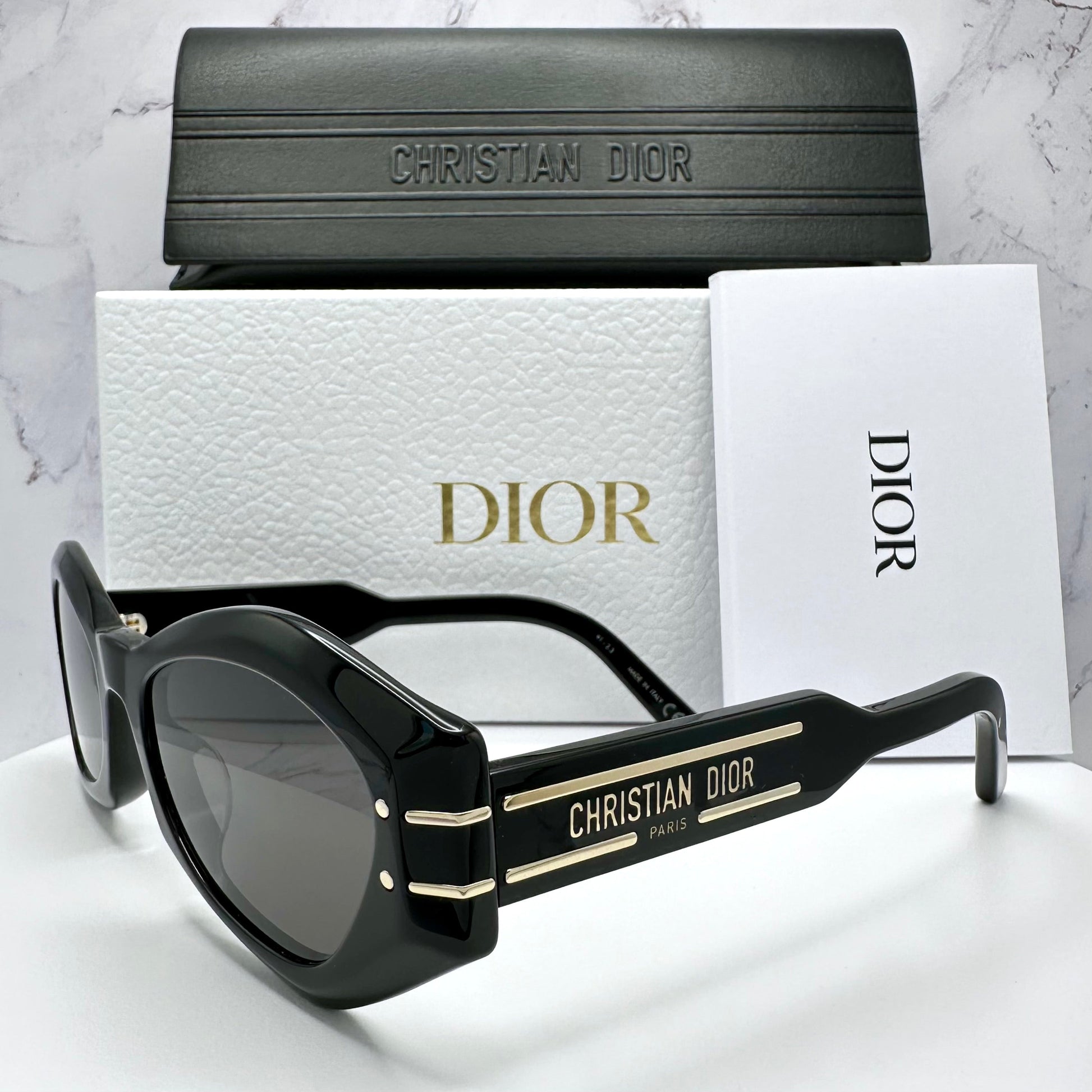 DIOR Signature B1U Cat Eye Sunglasses 55MM 