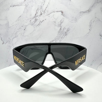 Versace Sunglasses Shield Aviator Mask VE4439 GB1/87