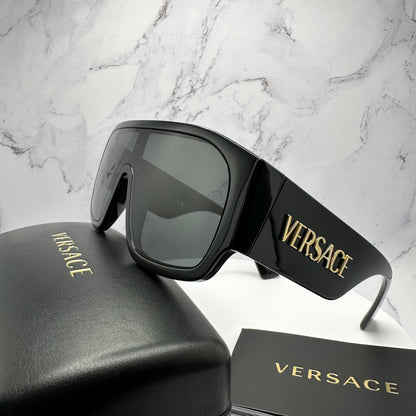 Versace Sunglasses Shield Aviator Mask VE4439 GB1/87
