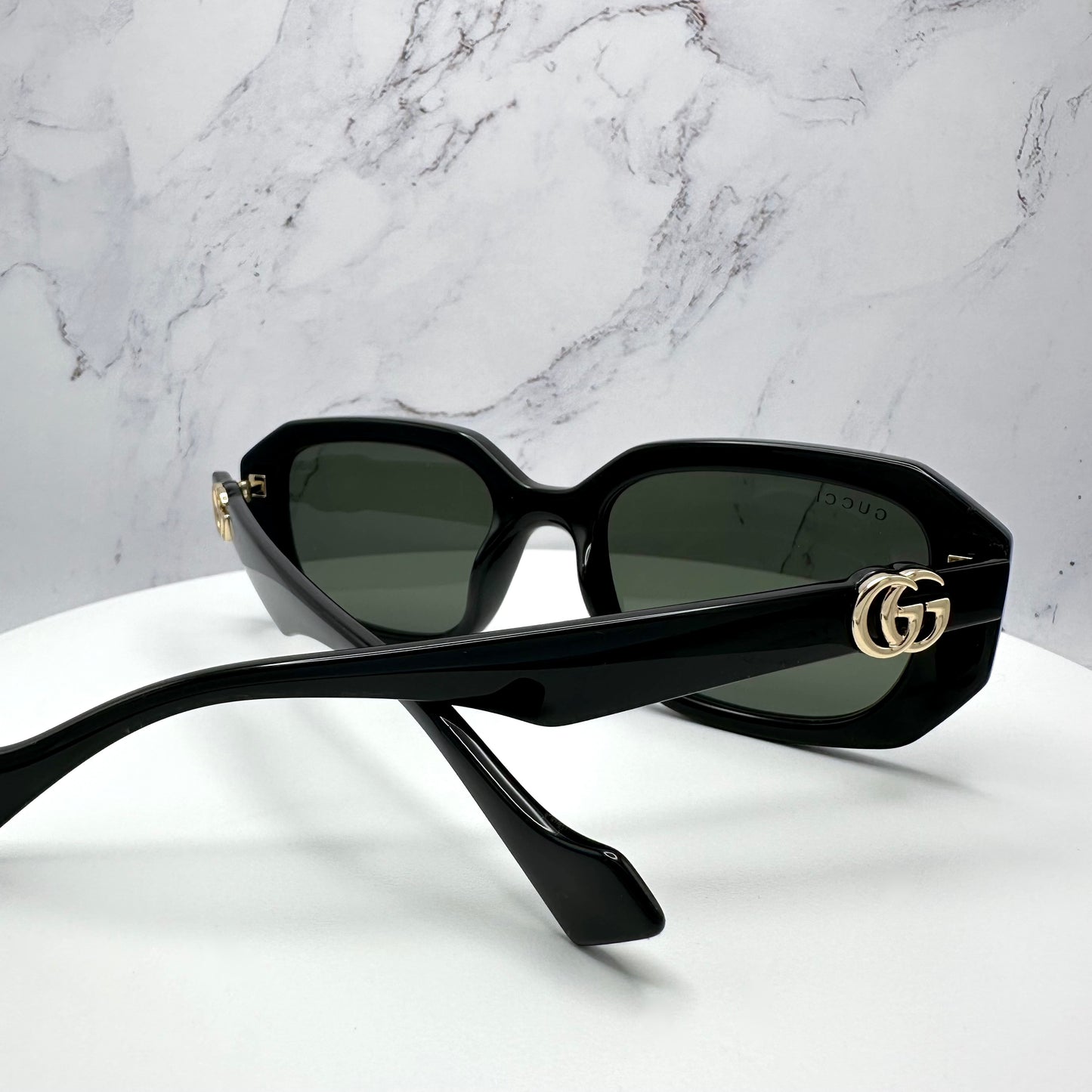 Gucci Sunglasses GG1535S 001 Black Gold GG Logo