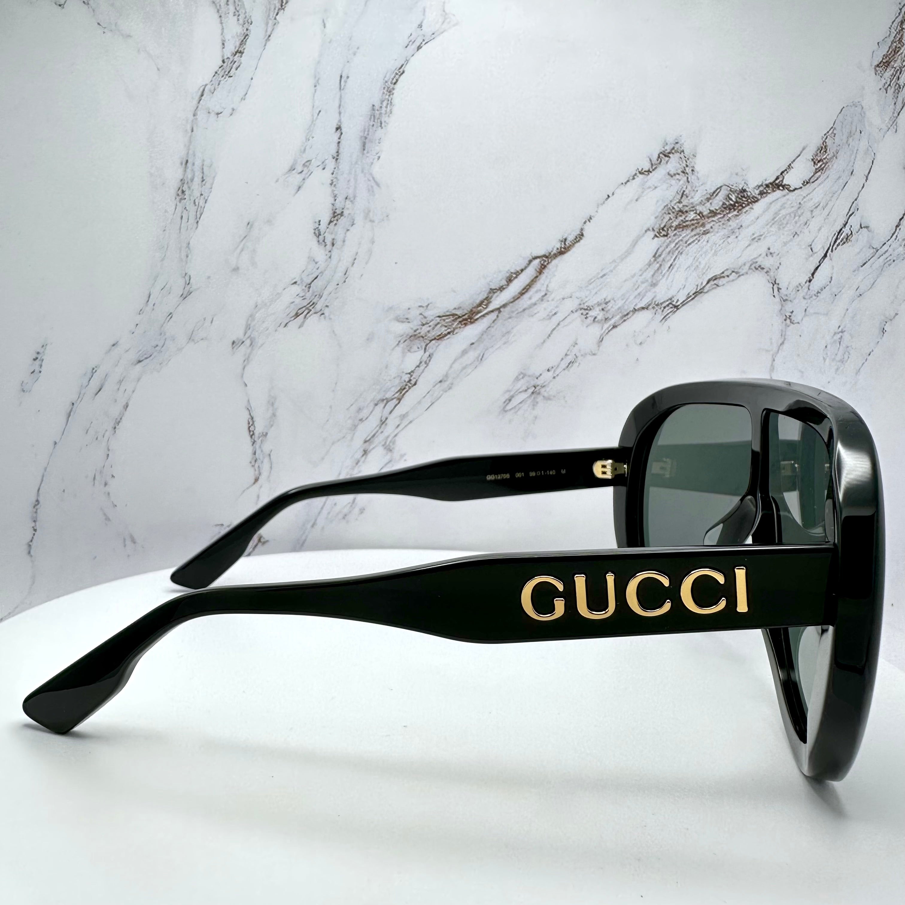 Gucci GG0276S Sunglasses Black w/Grey Gradient Lens India | Ubuy