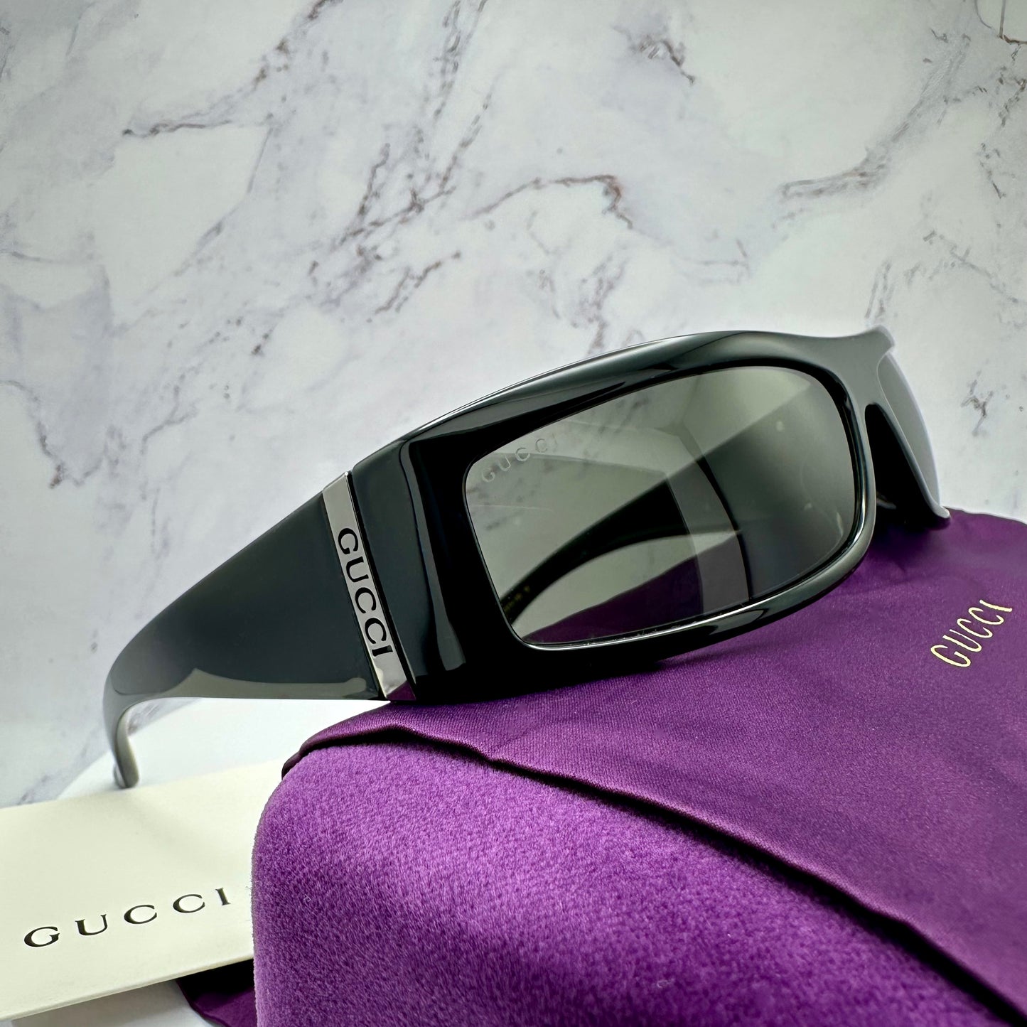 Gucci Sunglasses Black Wrap GG1492S