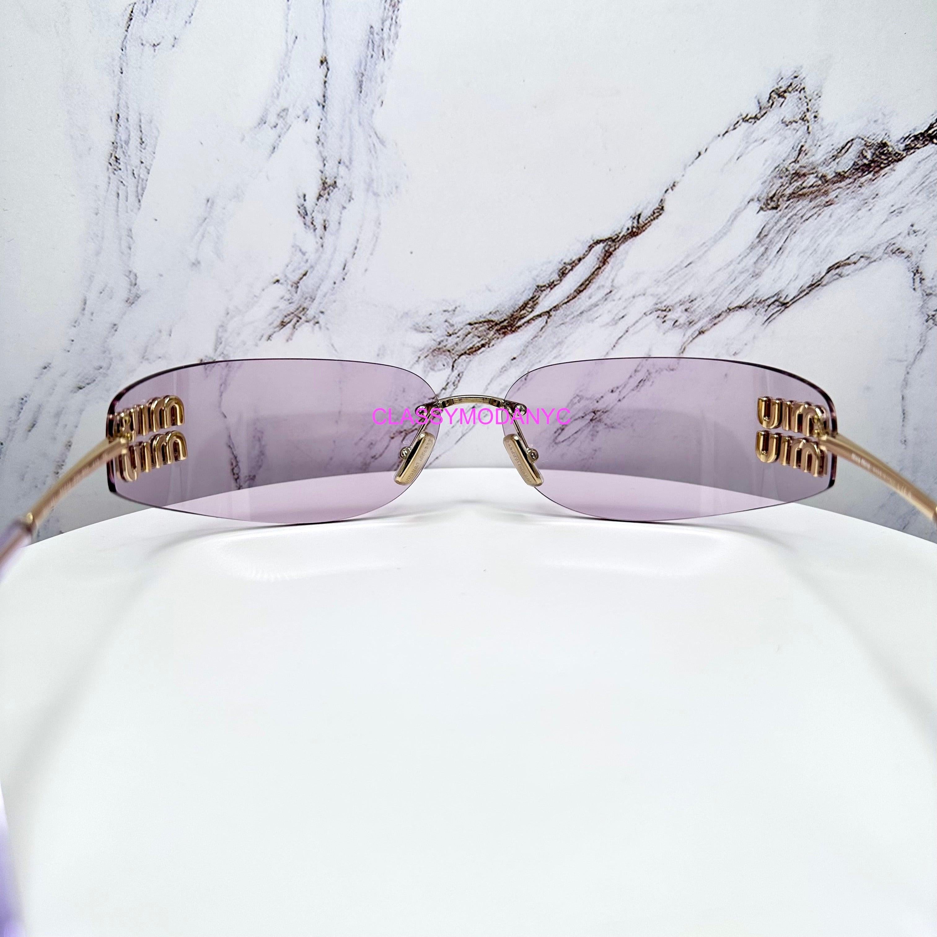 Miu Runway Sunglasses Miu Miu Purple Sunglasses MIU MIU 0MUA51S ZVN90O