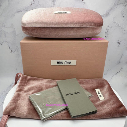 MIU MIU sunglasses box and case, authentic packaging.