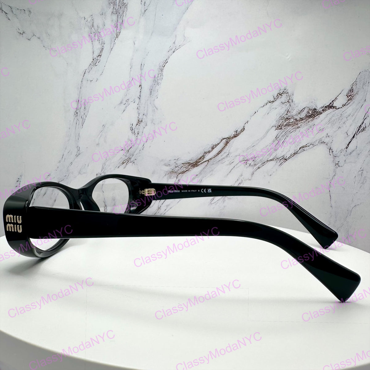 MIU MIU Eyeglasses MU03ZV 16K1O1 black 3