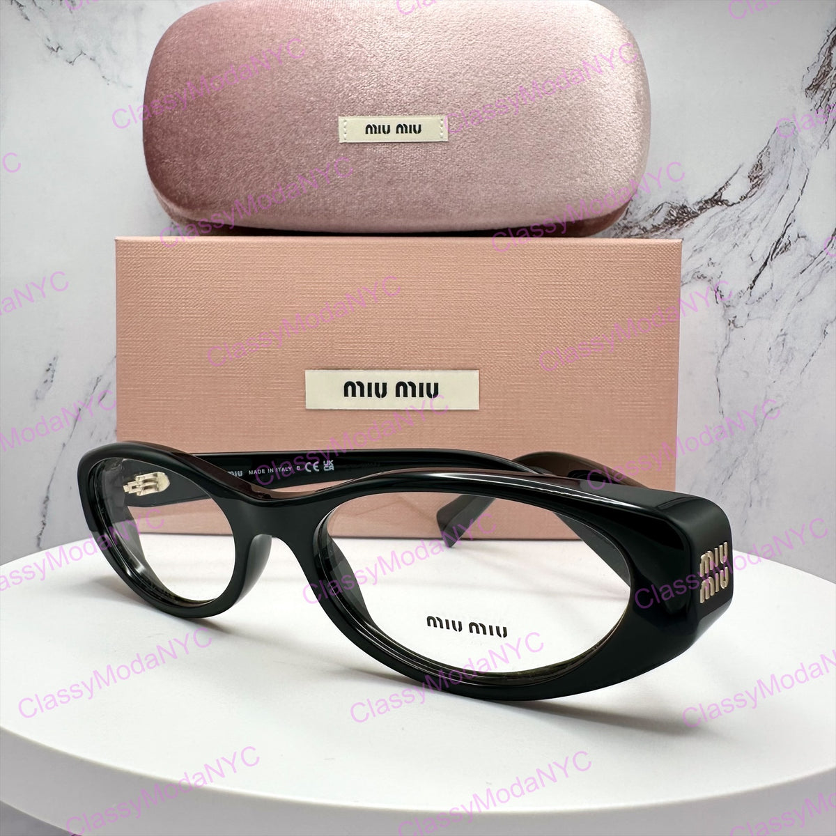 MIU MIU Eyeglasses MU03ZV 16K1O1 black 5