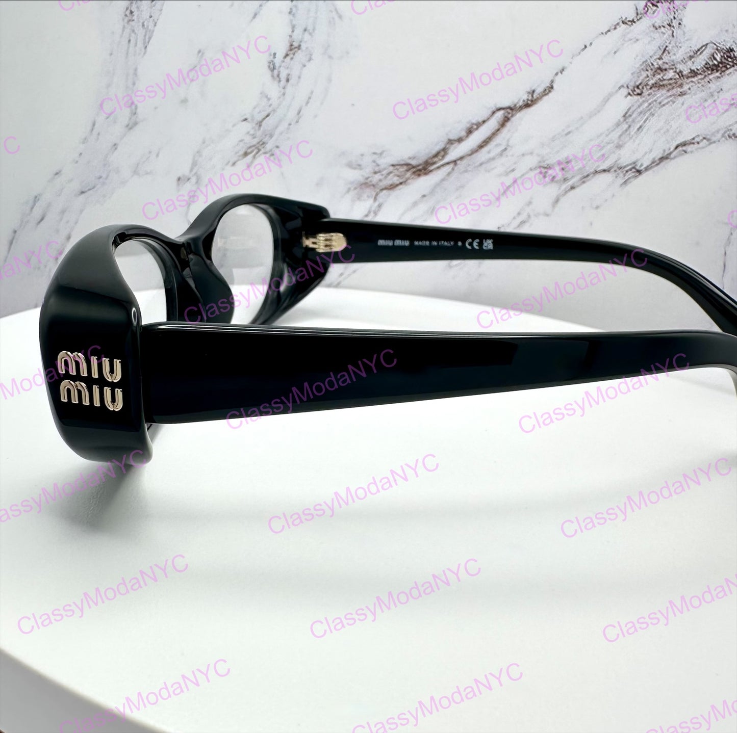 MIU MIU Eyeglasses MU03ZV 16K1O1 black 6