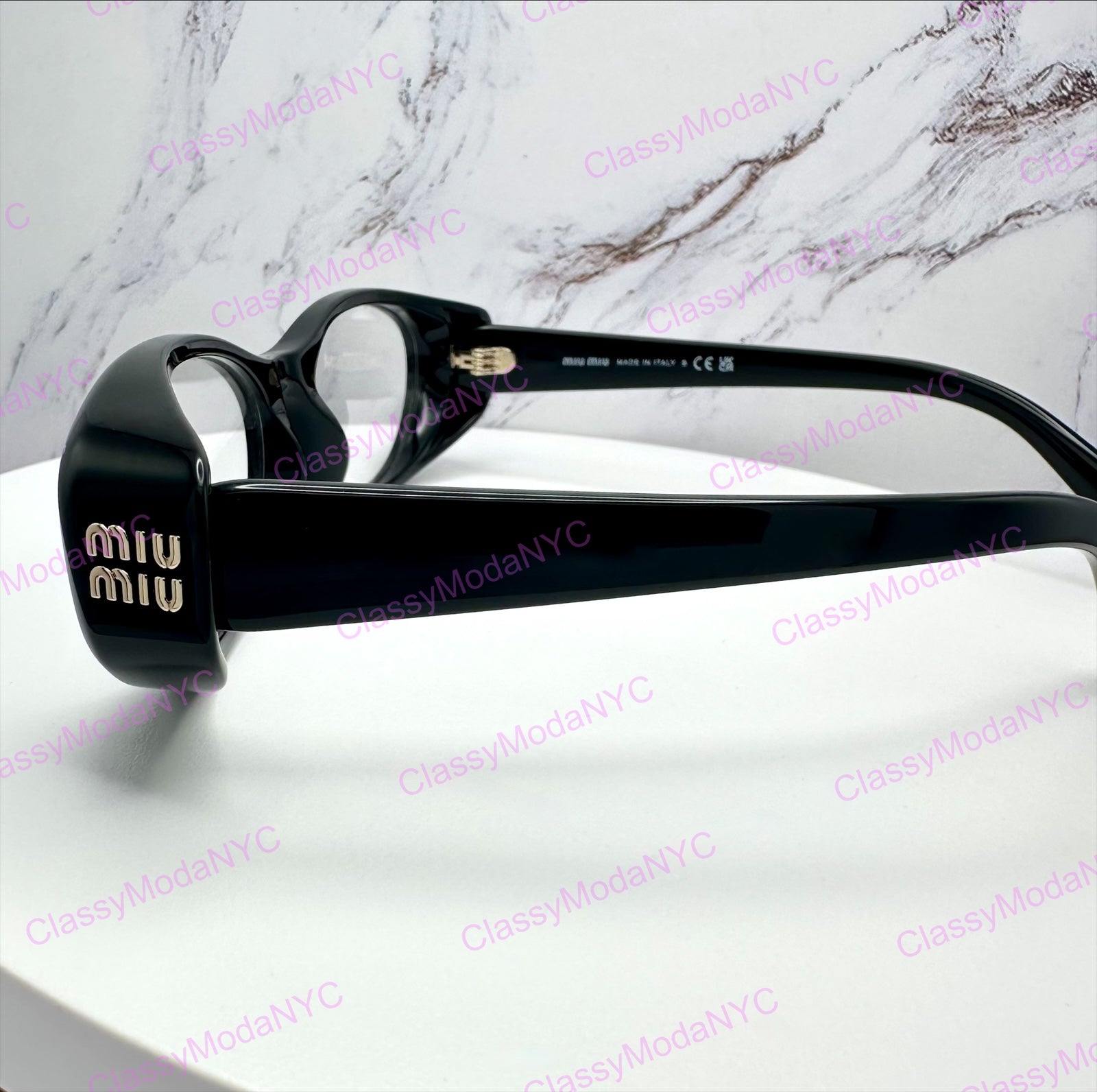 MIU MIU Eyeglasses MU03ZV 16K1O1 black 6