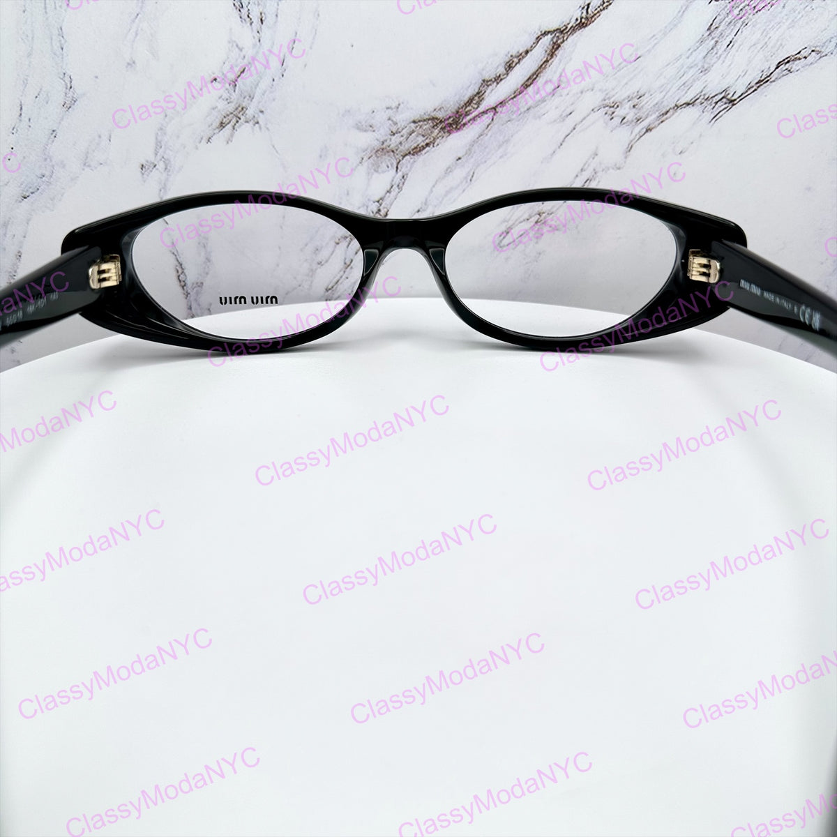 MIU MIU Eyeglasses MU03ZV 16K1O1 black 8
