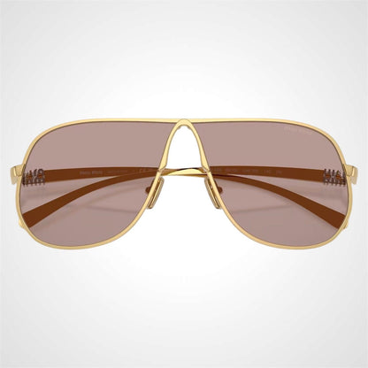 MIU MIU 0MUA56S 5AK20I front view of sunglasses.