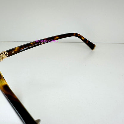 Miu Miu MU01WV 14L1O1 tortoise brown eyeglasses