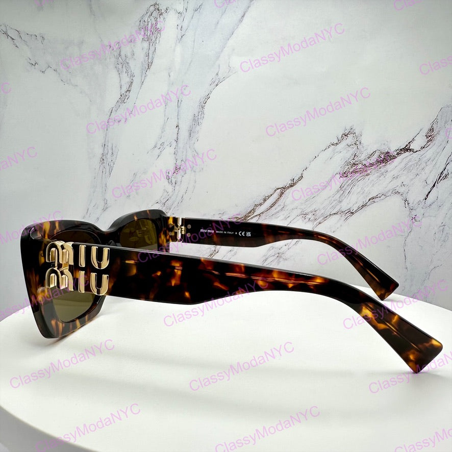 MU07YS 14L09Z MIUMIU sunglasses brown  side view 4