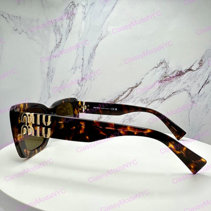 MU07YS 14L09Z MIUMIU sunglasses brown  side view 4