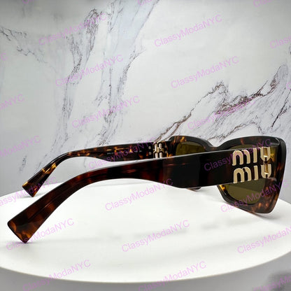 MU07YS 14L09Z MIUMIU sunglasses brown side view 5