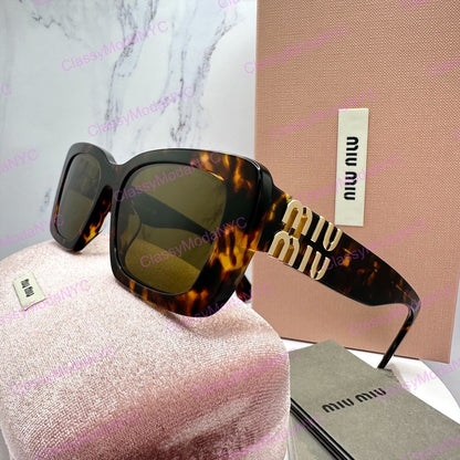 MU07YS 14L09Z MIUMIU sunglasses brown side view 6
