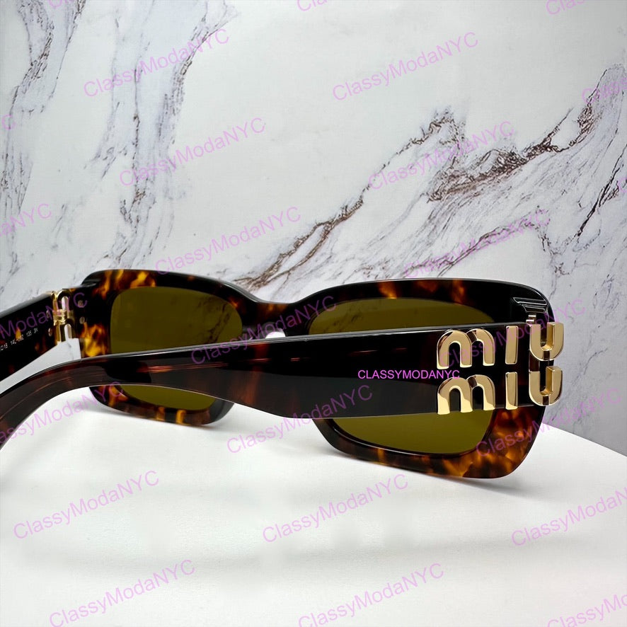 MU07YS 14L09Z MIUMIU sunglasses brown side view 7