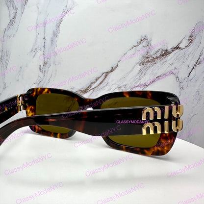 MU07YS 14L09Z MIUMIU sunglasses brown side view 7
