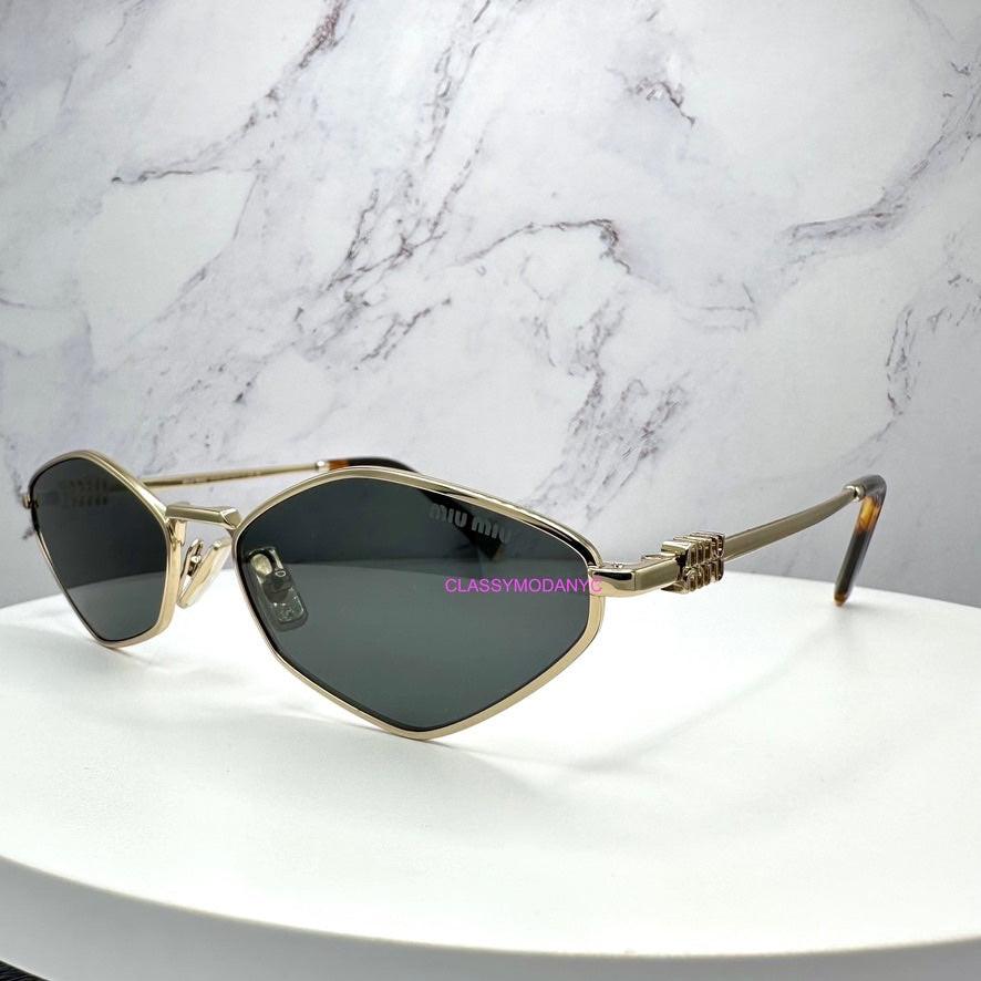 MIU MIU MU56ZS ZVN5S0 metal sunglasses