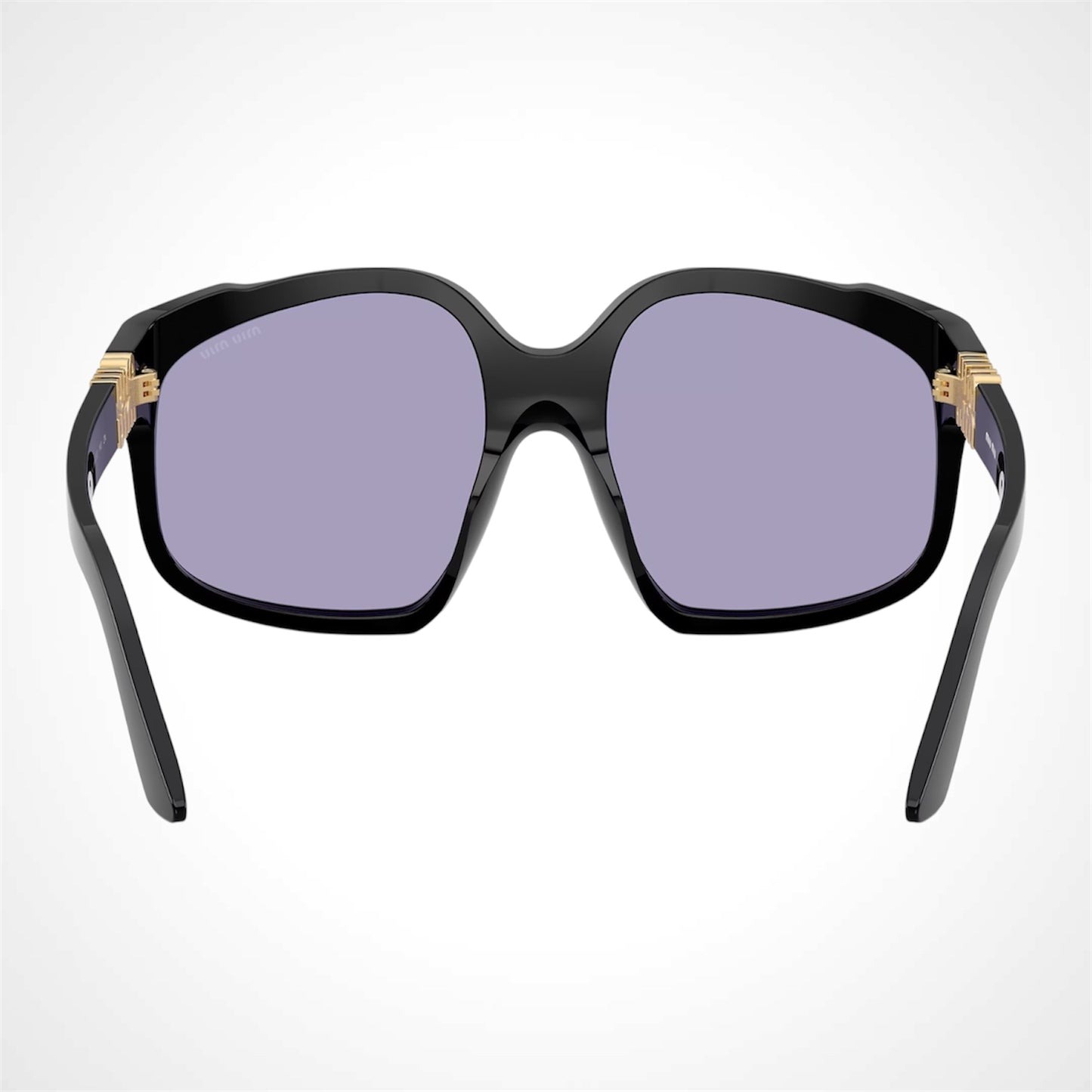 MUA07S 16K01O miu miu black sunglasses violet lens 8056262522677 back view 