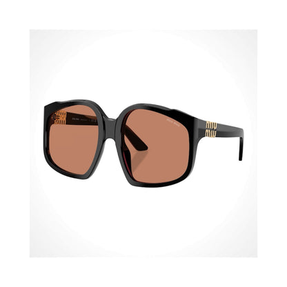 MUA07S 16K90Q miu miu Womens sunglasses in black with brown lens 
