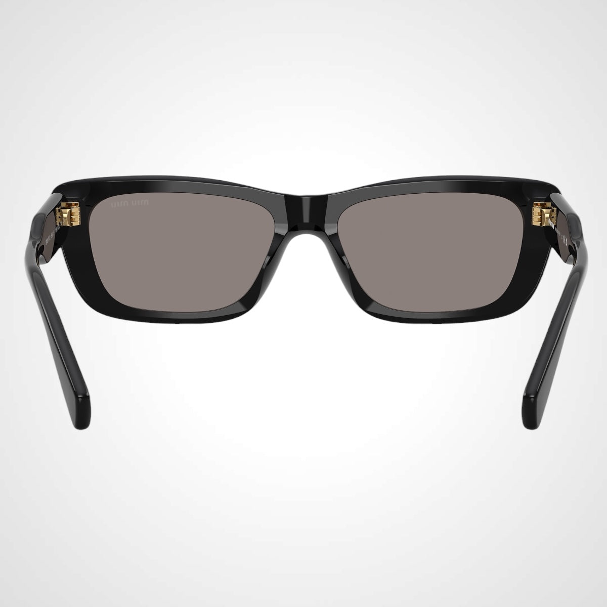 MUB12 16K80Q MIU MIU Sunglasses women's black rectangle back view