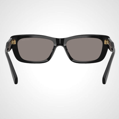 MUB12 16K80Q MIU MIU Sunglasses women's black rectangle back view