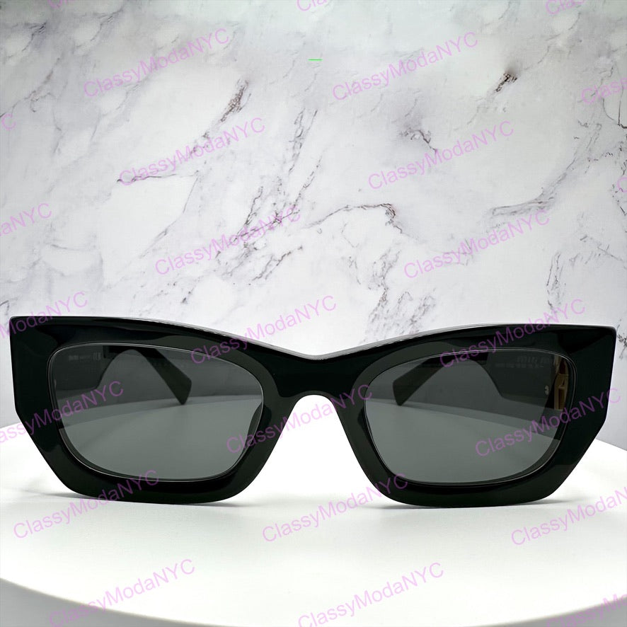 MU 09WS 1AB5S0 MIU MIU black sunglasses 