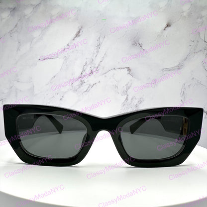 MU 09WS 1AB5S0 MIU MIU black sunglasses 