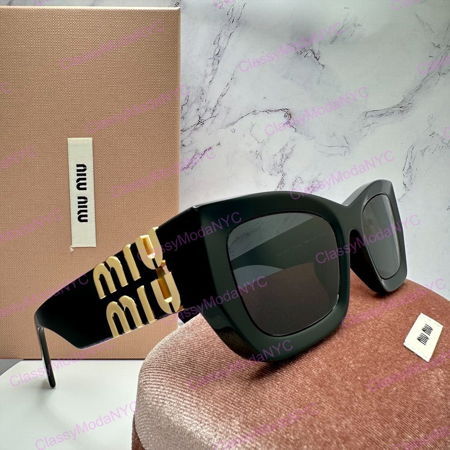 MU 09WS 1AB5S0 MIU MIU black sunglasses 10