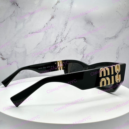 MU 09WS 1AB5S0 MIU MIU black sunglasses 3