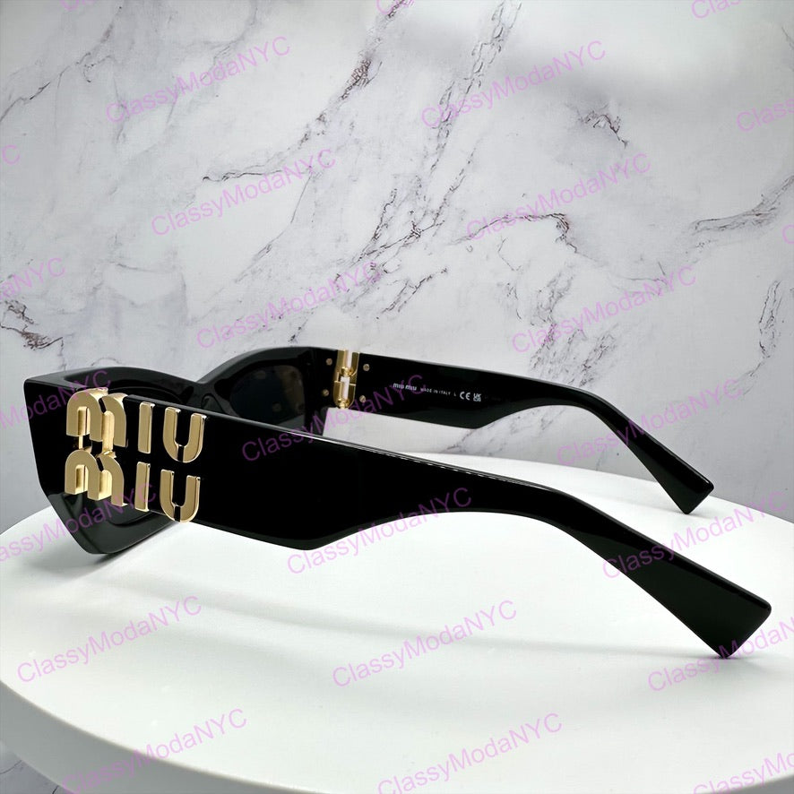 MU 09WS 1AB5S0 MIU MIU black sunglasses 4