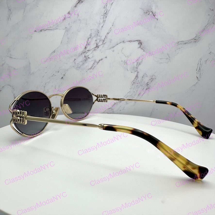 MU 52YS ZVN5D1 MIU MIU gold metal sunglasses 10
