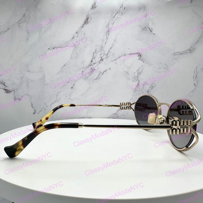 MU 52YS ZVN5D1 MIU MIU gold metal sunglasses 4