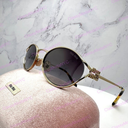 MU 52YS ZVN5D1 MIU MIU gold metal sunglasses 6