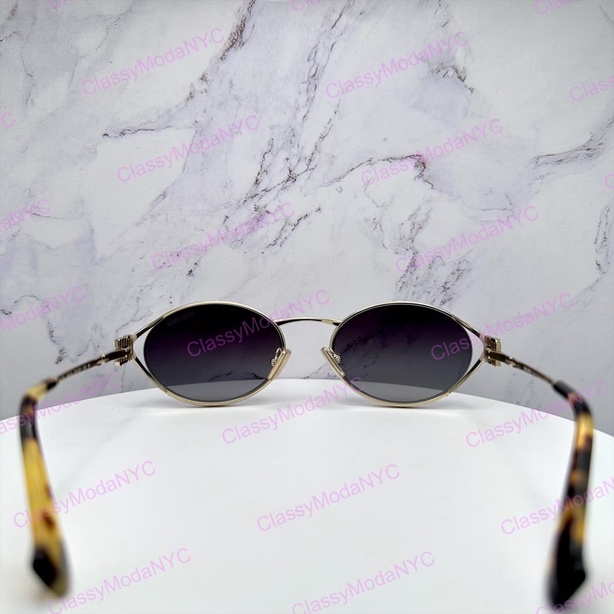 MU 52YS ZVN5D1 MIU MIU gold metal sunglasses 8