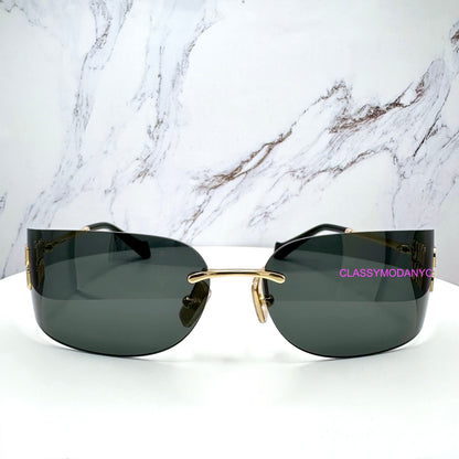 MU A51S 5AK5S0 miu miu sunglasses wrap gray gold 