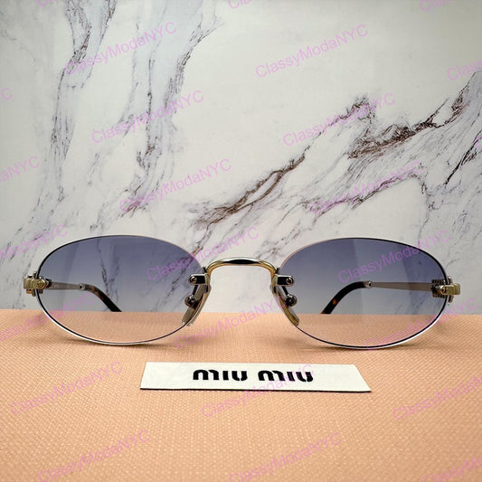 MU A54S ZVN800 MIU MIU rimless sunglasses 
