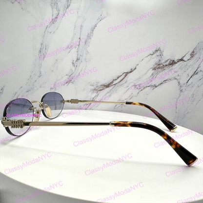 MU A54S ZVN800 MIU MIU rimless sunglasses 4