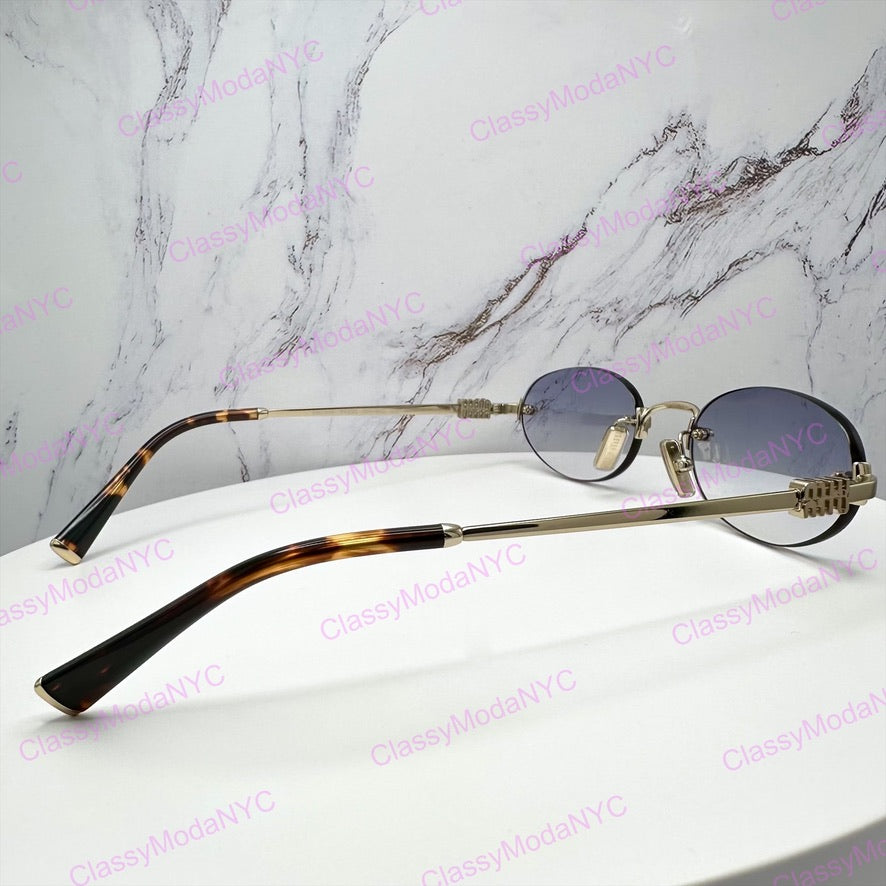 MU A54S ZVN800 MIU MIU rimless sunglasses 5