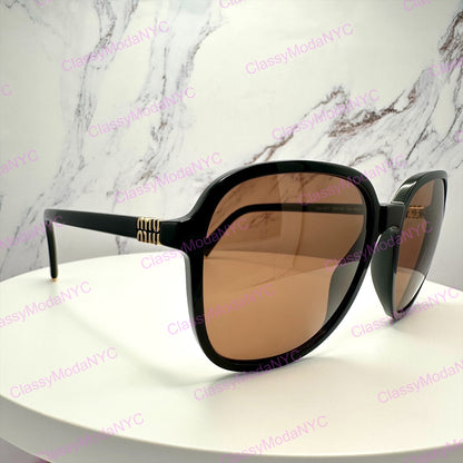 MU B01S 16K90Q MIU MIU Sunglasses Black Square 2