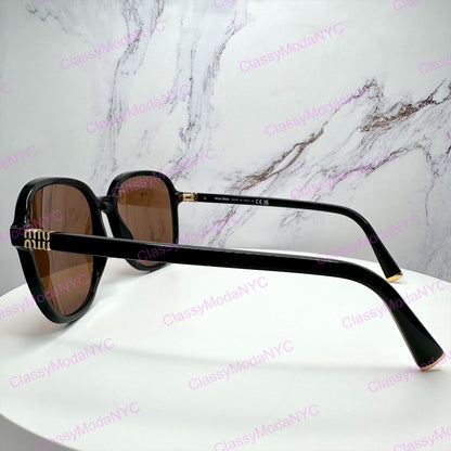 MU B01S 16K90Q MIU MIU Sunglasses Black Square 6