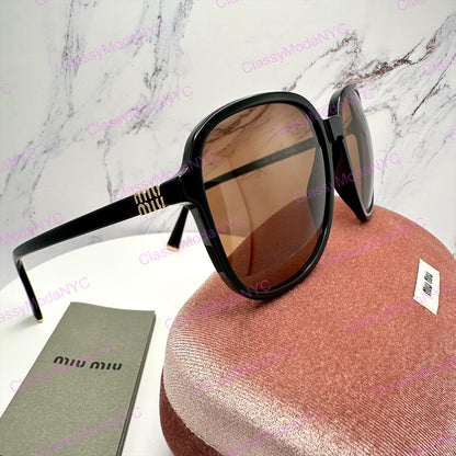 MU B01S 16K90Q MIU MIU Sunglasses Black Square 8